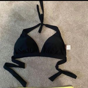 Black bikini top